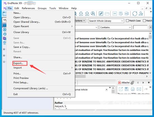 Endnote怎么保存文本？Endnote保存文本教程截图