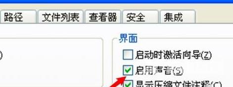 WinRAR压缩软件怎样启用声音？WinRAR压缩软件启用声音的方法截图