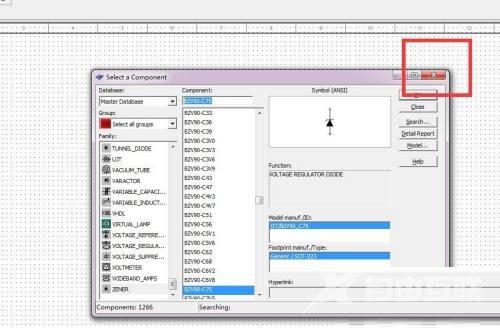 multisim怎么绘制BZV90-C75二极管?multisim绘制BZV90-C75二极管教程截图