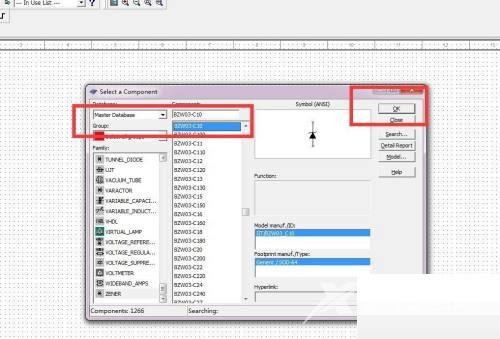 multisim怎么绘制BZW03-C10二极管？multisim绘制BZW03-C10二极管教程截图