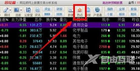 同花顺客户端怎么查找热点龙头股？同花顺客户端查找热点龙头股的方法截图