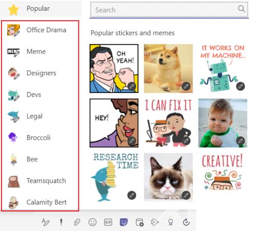 Microsoft Teams怎么制定个性化贴纸？Microsoft Teams制定个性化贴纸教程截图