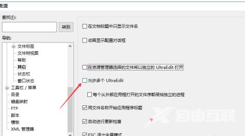 UE编辑器怎样设置允许多个Ultraedit？UE编辑器设置允许多个Ultraedit的方法截图