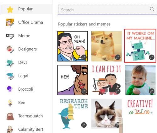 Microsoft Teams怎么制定个性化贴纸？Microsoft Teams制定个性化贴纸教程截图