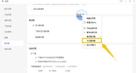 迅雷11怎么关闭悬浮窗？迅雷11关闭悬浮窗的方法截图