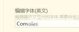 hbuilderx编辑字体英文怎么设置为Consolas？hbuilderx编辑字体英文设置为Consolas教程截图